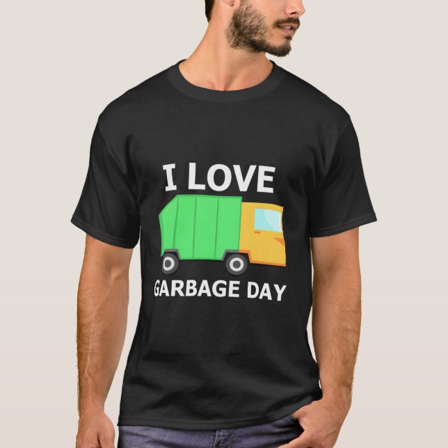 I Kärlek Sopor-dagen för barnbarn, lilla Sopor-Las T Shirt (Framsida)