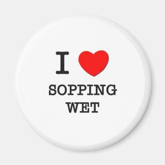 I Kärlek Sopping Blöt Magnet