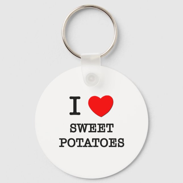 I Kärlek Sötpotatis Nyckelring (Framsida)