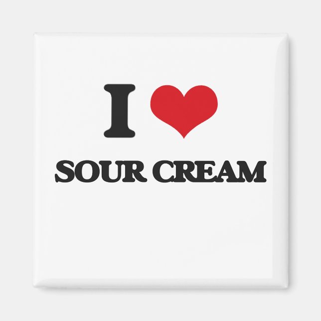 I kärlek Sour Cream Magnet (Framsidan)