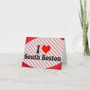 I Kärlek South Boston, Förenade Stater Kort