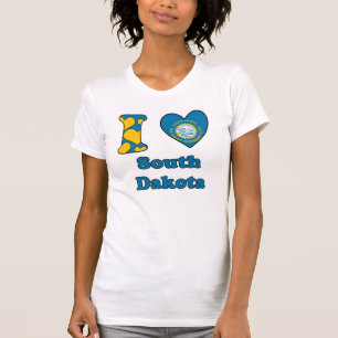 I kärlek South Dakota T Shirt