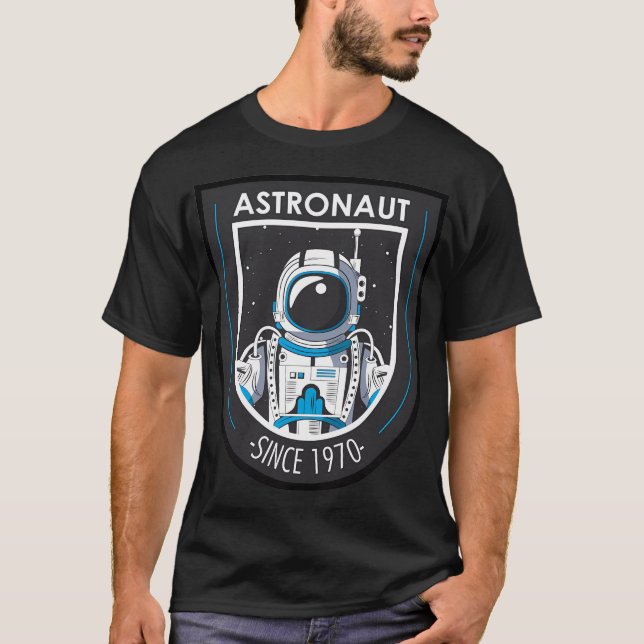 I Kärlek Space Exploration the Martian Astronaut T Shirt (Framsida)