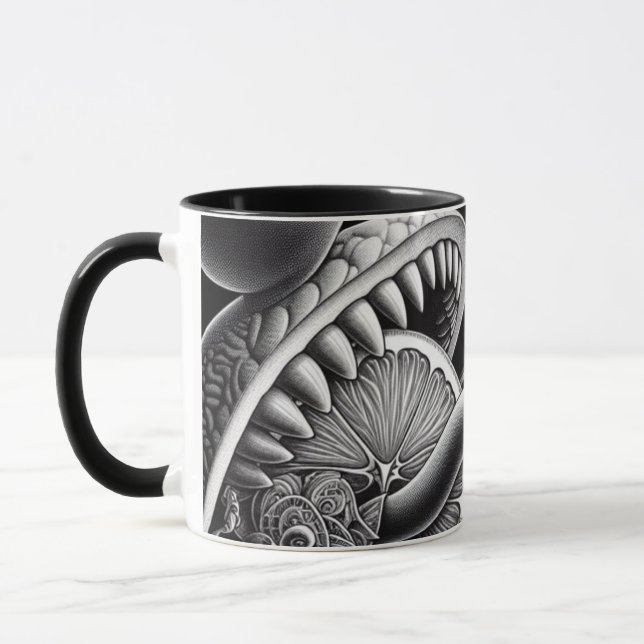 I kärlek Space Orange Mugg (Vänster)