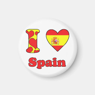 I kärlek SPain-magnet Magnet