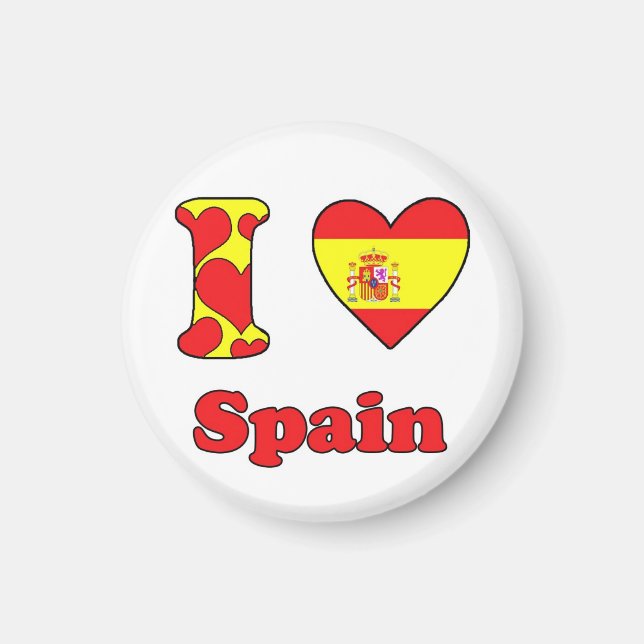 I kärlek SPain-magnet Magnet (Framsidan)