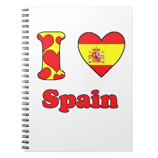 I kärlek Spanien Anteckningsbok (Framsidan)