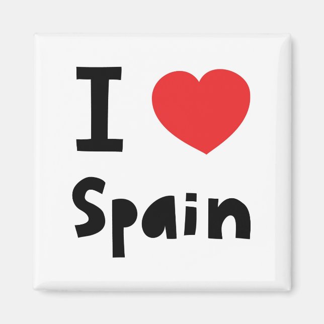 I kärlek Spanien Magnet (Framsidan)