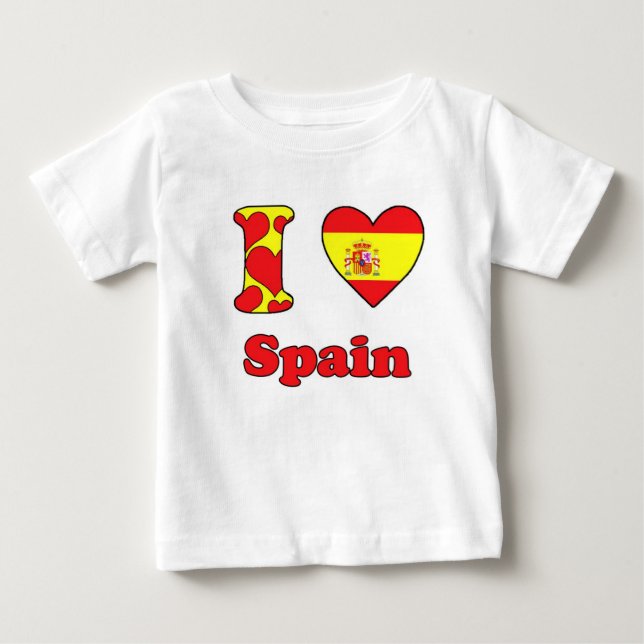 I kärlek Spanien T-shirt (Framsida)