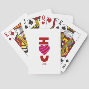 I Kärlek spelar du kort Casinokort