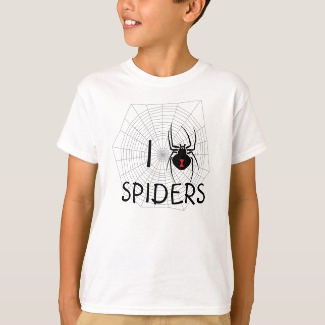 I Kärlek Spiders Shirt Tröja (Framsida)
