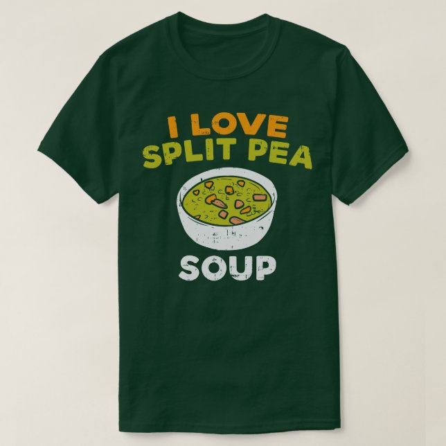 I Kärlek Split Pea Soppa T Shirt (Design framsida)