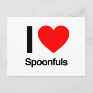 i kärlek spoonfuls vykort