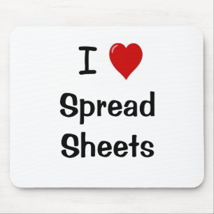 I Kärlek SpreadShead Mousepad Musmatta