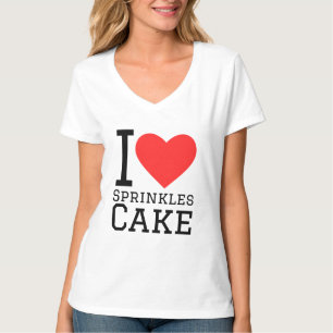 I kärlek sprinkkaka t shirt