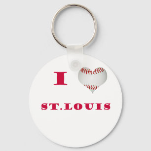 I Kärlek St. Louis Baseball Nyckelring
