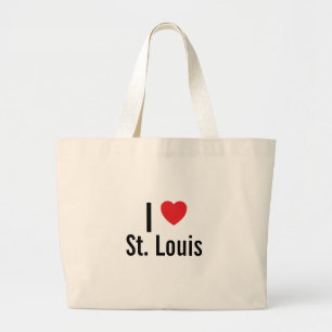 I kärlek St Louis Jumbo Tygkasse
