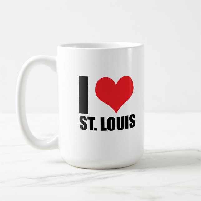 I kärlek St. Louis Kaffemugg (Vänster)