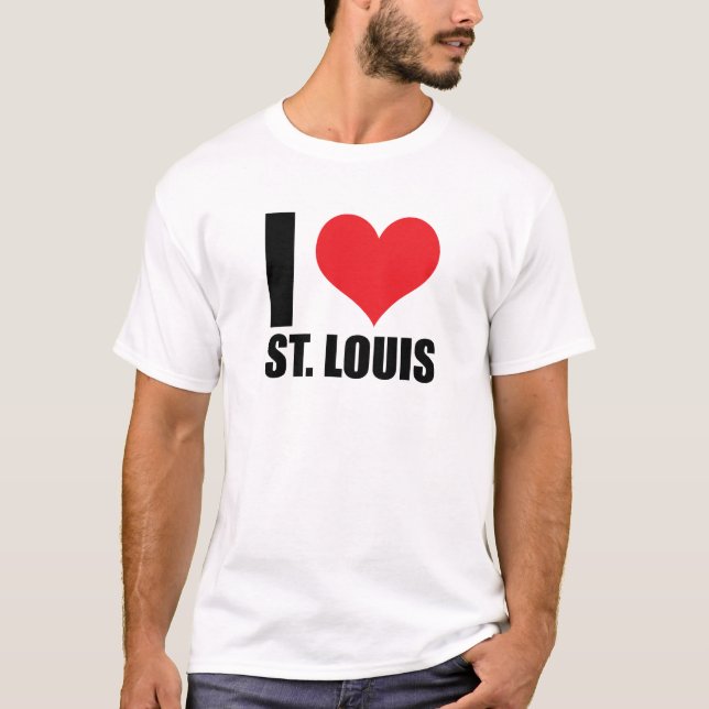 I kärlek St. Louis T Shirt (Framsida)