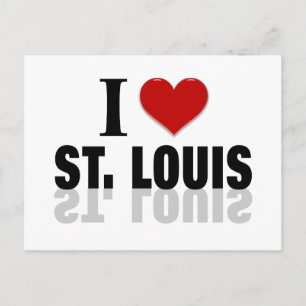 I Kärlek St Louis Vykort