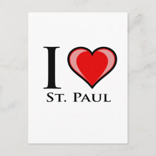 I Kärlek St. Paul Vykort