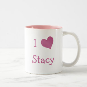 I Kärlek Stacy Två-Tonad Mugg