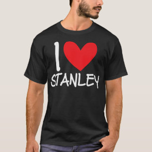 I Kärlek Stanley Namn Personlig Manar Guy BFF Frie T Shirt