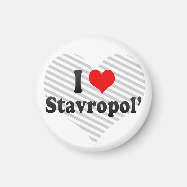 I Kärlek Stavropol", Ryssland Magnet (Framsidan)