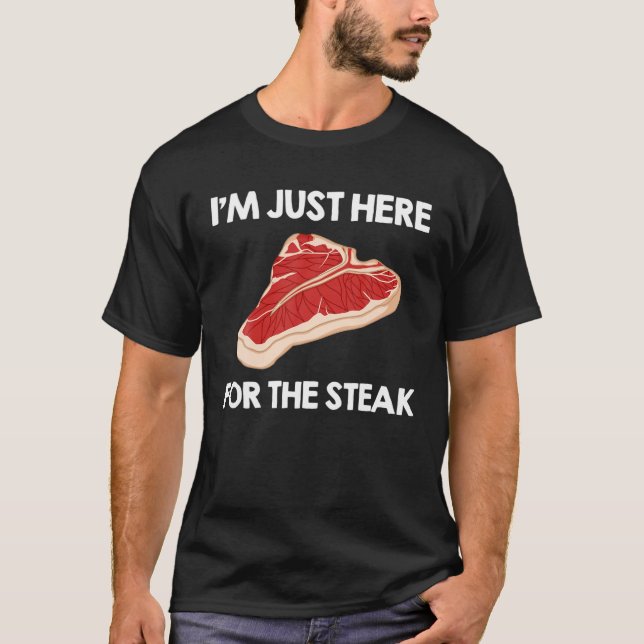 I Kärlek Steak Gift Ribeye House T Shirt (Framsida)