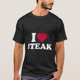 I Kärlek Steak Hoodie T Shirt