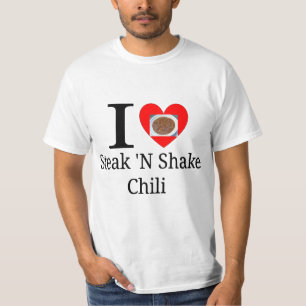 I kärlek Steak 'n Shake Chili T Shirt