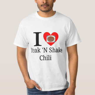 I kärlek Steak 'n Shake Chili T Shirt