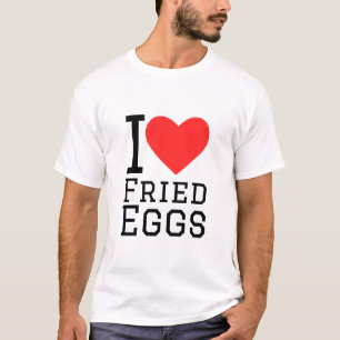 I kärlek stekta ägg t shirt