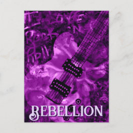 I Kärlek Sten 'N Roll Electric Guitar Personlig Vykort