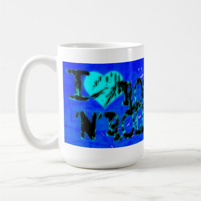 I kärlek Sten 'N' Roll - Mugg (Vänster)