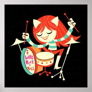 I Kärlek Sten 'n' Roll Poster