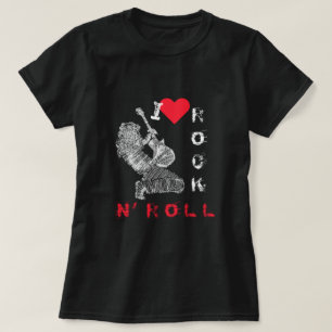 I Kärlek Sten N'Roll - Guitar Player - Sten N'Rol T Shirt