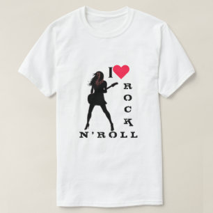I Kärlek Sten N'Roll - Sten N'Roll Girl T Shirt