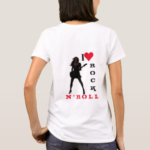 I Kärlek Sten N'Roll - Sten N'Roll Girl T Shirt