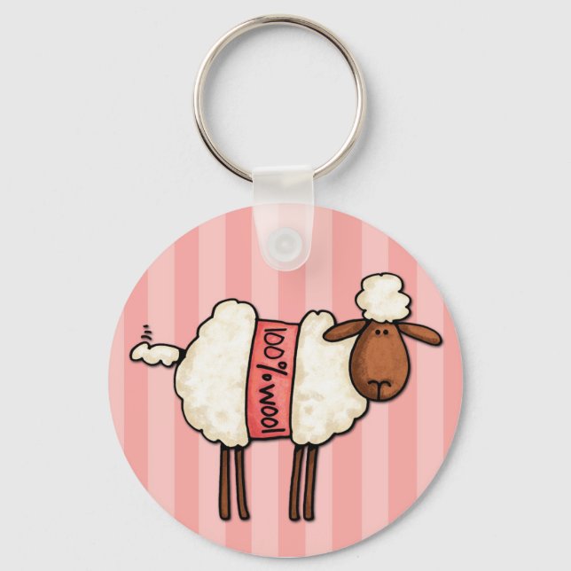 i kärlek stickning nyckelring (Framsida)