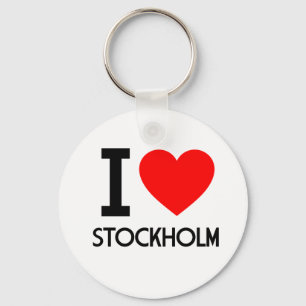 I Kärlek Stockholm Nyckelring