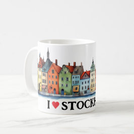 I Kärlek Stockholm | Sverige Resor | Kaffe Kaffemugg