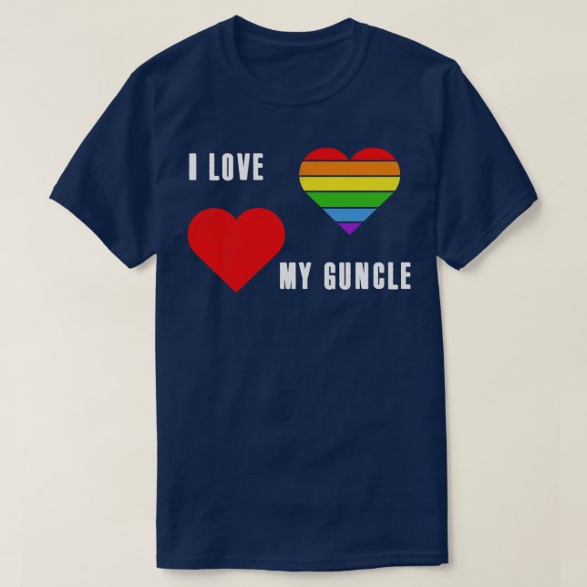 I kärlek: stöd för HBT-Pridet i månaden Tee LGBTQ (Design framsida)