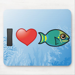 I Kärlek Stoplight Parrotfish Musmatta