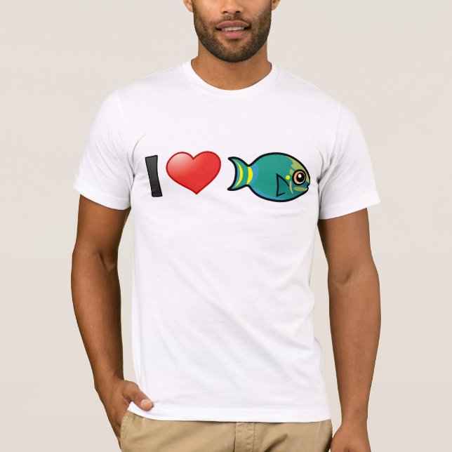 I Kärlek Stoplight Parrotfish T-shirt (Framsida)