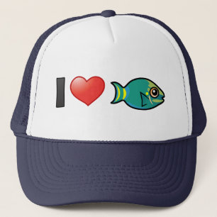 I Kärlek Stoplight Parrotfish Truckerkeps