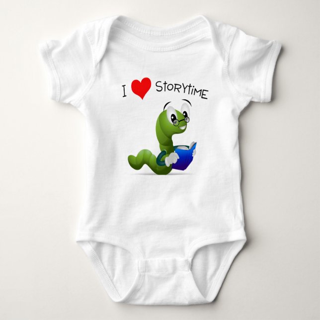 I Kärlek Storytime Tee Shirt (Framsida)