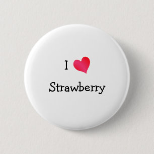 I Kärlek Strawberry Knapp