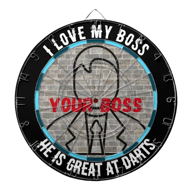 I kärlek stressar mitt spel om roligt i chef, mitt darttavla (Framsidan)