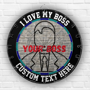 I kärlek stressar mitt spel om roligt i chef, mitt darttavla